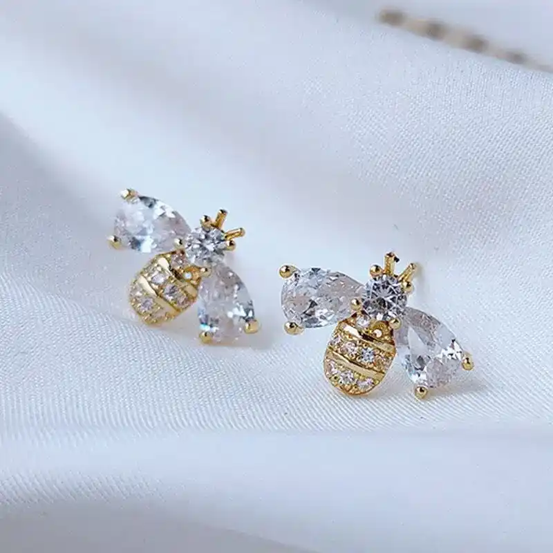 תכשיטים יוקרתיים דבורה Zirconia קריסטל- מרי (משלוח חינם)