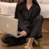 ⁦פיג'מה סט מעוצב Homewear- אשלי⁩ – תמונה ⁦13⁩