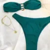 ⁦בקיני סטרפלס חיבור U זהב- טרייסי⁩ – תמונה ⁦6⁩