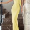⁦Hugcitar אופנה מוצקה O-צוואר ללא שרוולים טלאים סקסי Bodycon מקסי שמלת נשף קיץ בגדי נשים מסיבה פסטיבל מועדון Y2K⁩ – תמונה ⁦10⁩