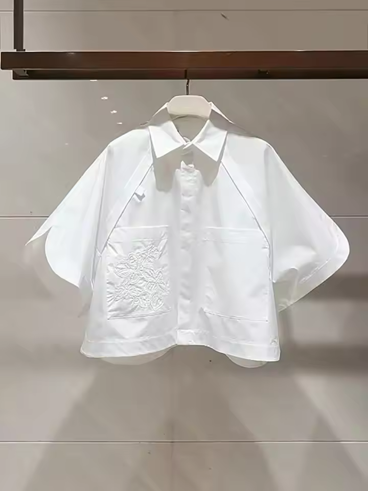 חולצה קצרה קיצית עם חצי שרוול לנשים (משלוח חינם)