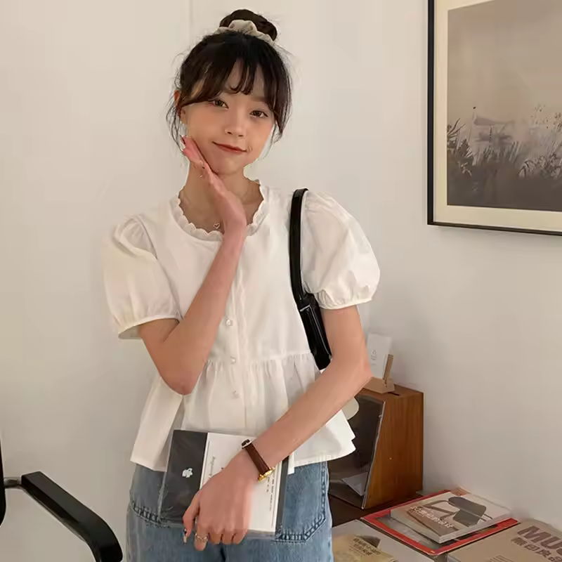 חולצת נשים אלגנטית מתוקה בסגנון פרפרי (משלוח חינם)