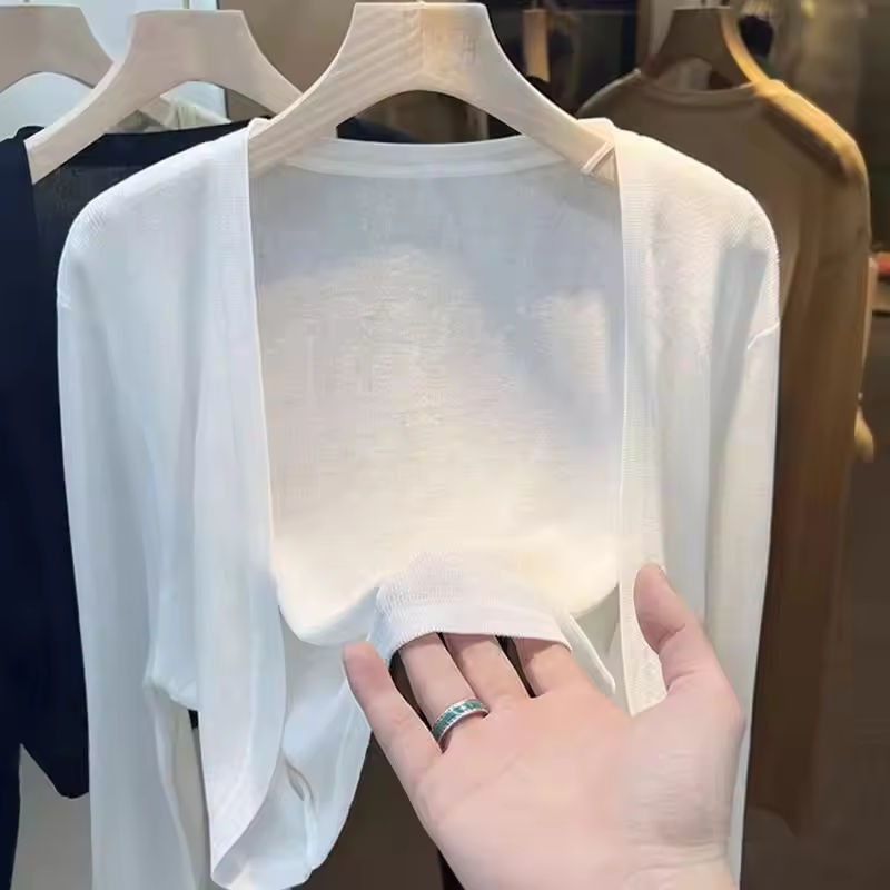 קרדיגן קצר סרוג לנשים (משלוח חינם)