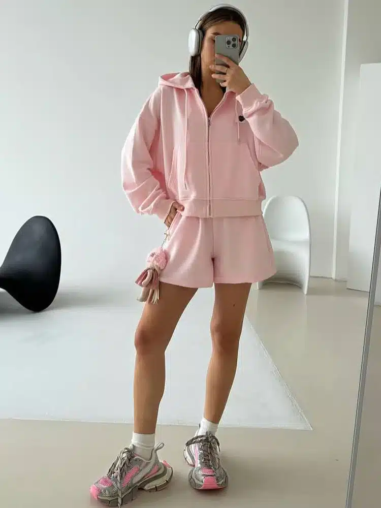 סט שני חלקים של אימונית קיץ לנשים (משלוח חינם)