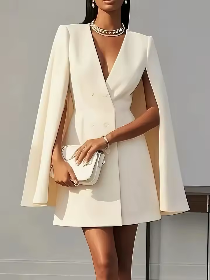 בלייזר בסגנון שמלה לנשים, איכותית ומחמיאה מאד לגוף (משלוח חינם)