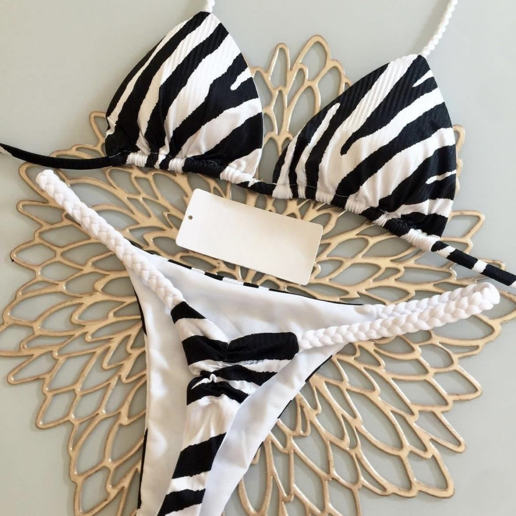 ביקיני חוף בסגנון חוף גבוה לנשים (משלוח חינם)