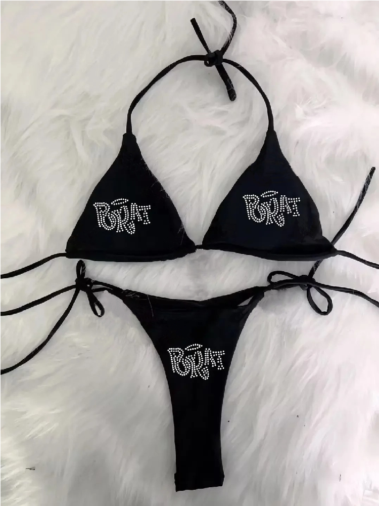 בגד ים עם הדפס אבנים בוהקים לנשים (משלוח חינם)