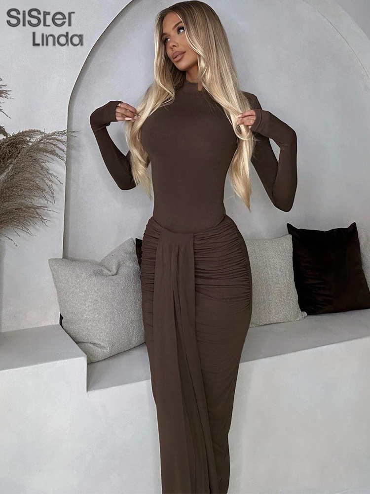 שמלת חצאית אופנתית עם בד איכותי לנשים (משלוח חינם)